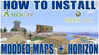 How to Download Custom Maps and Mod on Minecraft Xbox 360  One [upl. by Iznil]