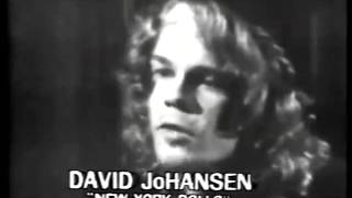 New York Dolls footage Local TV Story 1973 [upl. by Atteram]