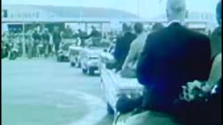 November 21 1963  President John F Kennedys motorcade through San Antonio Texas [upl. by Landa]