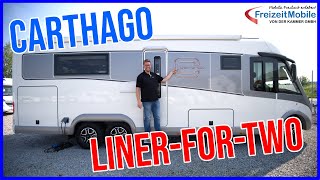 Carthago Liner for two I 53 L 2021  PremiumReisemobil mit Hecksitzgruppe und viel Stauraum [upl. by Easton]