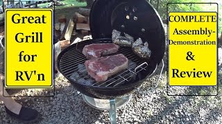 Weber Jumbo Joe Portable Grill review [upl. by Reid739]