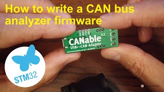 CANable open source CAN bus analyzer firmware [upl. by Ythomit965]