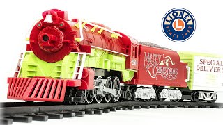 Lionel Home for The Holiday Merry Christmas Batterypowered Train Set Unboxing amp Review [upl. by Enninaej]