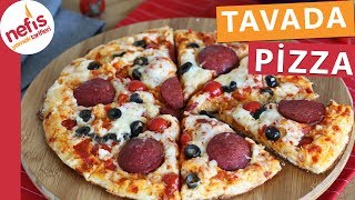 Tavada Pizza Tarifi  Nefis Yemek Tarifleri [upl. by Wiles135]