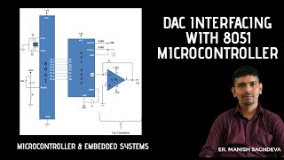 DAC Interfacing with 8051 Microcontroller DAC0808 [upl. by Sateia]