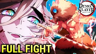 Inosuke Kanao amp Shinobu vs Doma FULL CINEMATIC FIGHT Demon Slayer [upl. by Nolahp937]