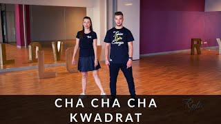 Cha Cha Cha  Lekcja Tańca Online  Kwadrat  Studio Tańca Rytm  Dance Lesson Online [upl. by Tammany]