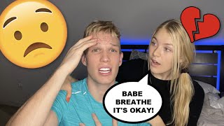 PANIC ATTACK PRANK ON GIRLFRIEND cute reaction [upl. by Tibbetts]