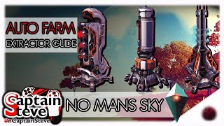 No Mans Sky Origins Beginners Guide How To Extract Gas amp Minerals Automated Farm Captain Steve NMS [upl. by Oicnedif]