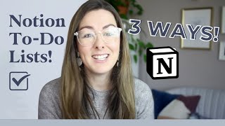 3 Ways to Create Notion ToDo Lists  Managing Tasks in Notion with Linked Databases amp Filters [upl. by Teeter]