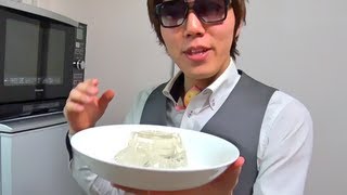 水でプリン作ってみた！How to make water Flan！ [upl. by Anastos]