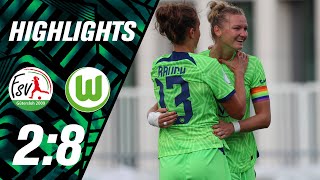 Viererpack Popp  Highlights  FSV Gütersloh  VfL Wolfsburg [upl. by Helmut]