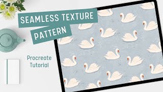 Procreate Tutorial  Create a seamless textured background [upl. by Zingale]