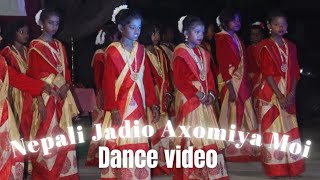 Assamese Song Dance  Nepali Jadio Axomiya Moi anugrahitcreationsstudio [upl. by Graniah]