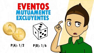 EVENTOS MUTUAMENTE EXCLUYENTES Super Fácil  Para principiantes [upl. by Augy787]