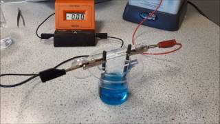 AQA Electrolysis required practical [upl. by Rovner]