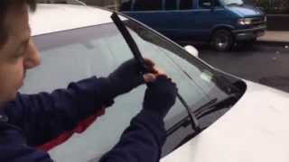 HOW to replace NISSAN PATHFINDER windshield wiper blades [upl. by Airalednac]