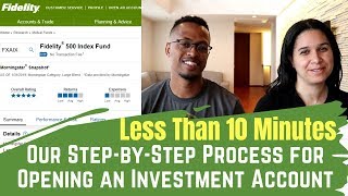 How to Open a Stock Account in Less Than Ten Minutes  Start Investing Today [upl. by Margarida379]