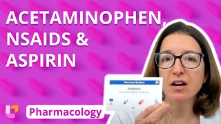 Acetaminophen NSAIDs amp Aspirin  Pharmacology  Nervous System  LevelUpRN [upl. by Denis483]