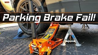 Dodge Challenger Parking Brake Adjustment  Emergency Brake [upl. by Ehcar]