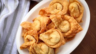 অনথন বানানোর পারফেক্ট রেসিপি  Fried Wonton  Crispy Wonton  Perfect Wonton Recipe [upl. by Fleta]