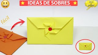 Como Hacer SOBRES DE PAPELSOBRES PARA REGALOS MANUALIDADES [upl. by Legra]