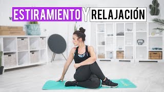 ESTIRAMIENTOS y RELAJACIÓN  Ejercicios para aliviar el dolor cervical [upl. by Ellennahs]