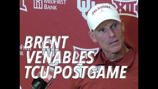 Brent Venables TCU Postgame [upl. by Orihakat]