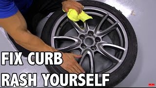 Fix Curb Rash Wheels at Home  Tutorial [upl. by Eiffub340]