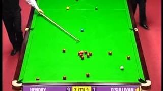 2004 World Snooker Championship SF Ronnie OSullivan vs Stephen Hendry Session 2 BBC [upl. by Hoyt]