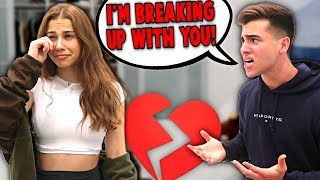 Break Up Prank On Girlfriend She Cried [upl. by Okihsoy]