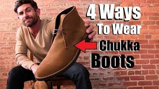 4 Cool Ways To Wear Chukkas EVERY Guy Should Try [upl. by Naz]