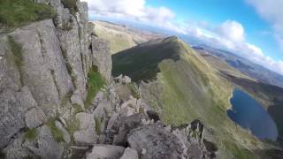 Swirral Edge descent from Helvellyn [upl. by Drareg]