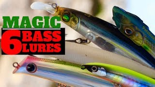 6 Must Have Bass lures for Sea Fishing [upl. by Beth]