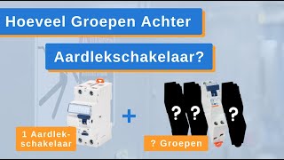 Hoeveel Groepen Achter een Aardlekschakelaar Aardlekbeveiliging  GewissElektro [upl. by Clark]