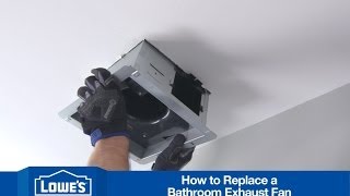 How To Install a Bath Exhaust Fan [upl. by Annaeiluj]