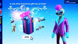 BONUS PRESENT in Fortnite WINTERFEST [upl. by Mastrianni]