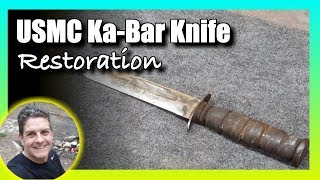 USMC KaBar Knife Restoration [upl. by Ragouzis]