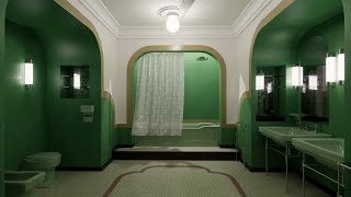 Youre in The Green Bathroom at a ball thats downstairs 1921 Overlook Hotel ambience 3 HOURS ASMR [upl. by Elbam]