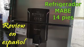 REVIEW Refrigerador Mabe 14 pies Acero inoxidable [upl. by Ode337]