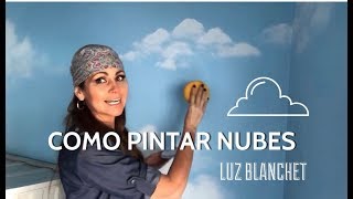 COMO PINTAR NUBES [upl. by Atinot]