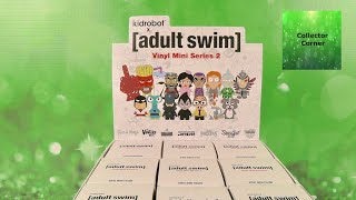 Kidrobot Adult Swim Vinyl Mini Figure Series 2 Unboxing Review  CollectorCorner [upl. by Eesdnyl860]