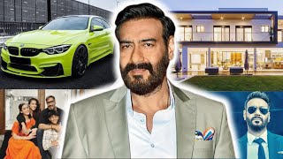 AJAY DEVGAN LIFESTYLE 2024  NET WORTH HOUSE INCOME CARS FAMILY BIOGRAPHY [upl. by Denie]