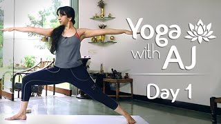 Yoga For Posture Correction  Day 1  How To Fix Posture  Yoga For Beginners  Yoga With AJ [upl. by Johnny]