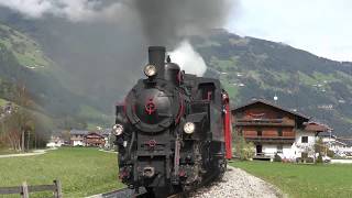 Dampflok Gerlos auf der Zillertalbahn HD [upl. by Guarino]