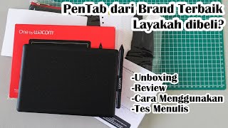 Unboxing Review amp Cara Menggunakan Pen Tablet Wacom One CTL  472 [upl. by Sami]