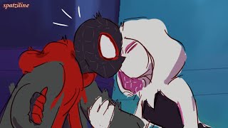 Miles x Gwen SpiderMan Into the SpiderVerse Comics [upl. by Gwyneth]