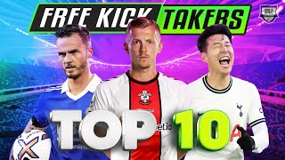 Top 10 FREE KICK Takers 2023 [upl. by Retsev]