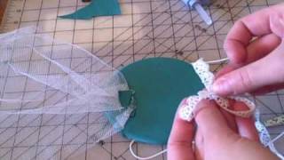 Fascinator Hat DIY EASY How to  Whitney Sews [upl. by Ji]