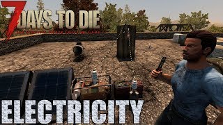 How to use Solar Panels amp Battery Banks  7 Days to Die  Quick Tips [upl. by Chesnut136]